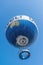 BERLIN - JULY 24, 2016: Air Service Berlin operate the World Balloon Berlin with Die Welt advertising. The helium balloon takes p