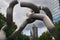 Berlin monument commemorating the city  unification with the Kaiser Wilhelm Memorial Church and anti-war memorial in the