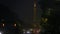 Berlin Monument Victory Column at night, light projection Festival of Lights traffic , TV Tower in the background