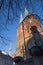 Berlin - The Nikolaikirche church and the Fernsehturm in the backgroud in evening light