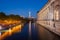 Berlin River Spree, TV Tower, Bode Museum side