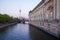 Berlin River Spree, TV Tower, Bode Museum side