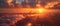 Berlin\\\'s Sunset Hues Amidst Urban Whispers. Concept Berlin, Sunset, Hues, Urban, Whispers