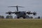 BERLIN - SEP 11: Military transporter Airbus A400M shown at ILA