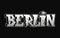 Berlin - single word, letters graffiti style. Vector hand drawn logo. Funny cool trippy word Berlin, fashion, graffiti