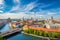 Berlin skyline with Spree river in summer, Germany