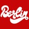 Berlin. Vector  hand drawn  lettering  isolated.