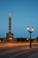 Berlin Victory Column at night