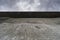 The Berlin Wall seen from the perspective of the ground