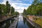 A berlin water channel and the spree river