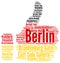 Berlin word cloud concept