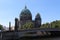 Berliner Dom behind the bridge