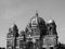 Berliner Dom cathedral in Berlin in black and white