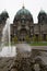 Berliner dom with fountain