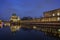 Berliner Dom, Museum Island and Spree River in Berlin at dusk