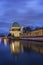 Berliner Dom and Spree River in Berlin at dusk