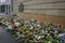 Berliners brought flowers and candles to the British Embassy in connection with the death of Queen Elizabeth II. Berlin, Germany