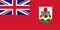 Bermuda flag vector.Illustration of Bermuda flag