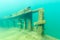 The Bermuda shipwreck in the Alger Underwater Preserve in Lake Superior