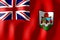 Bermuda - waving flag - 3D illustration