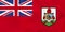 Bermuda waving flag. Bermuda national flag background texture