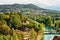 Bern city landscape with the Aare River Swiss