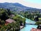 Bern city landscape with Aare River Swiss, Bern