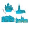 Bern Colored Landmarks