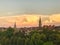 Bern skyline during sunset. Switzerland