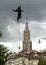 Bern, Switzerland - June 04, 2017: Bear statue near Barengraben