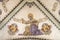 BERN, SWITZERLAND - JUNY 27, 2022: The fresco of St. Matthew the Evangelist in church Peter und Paul kirche from 19. cent