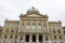 Bern,switzerland-October 23,2019:The Parliament Building is center landmark and famous in bern at switzerland