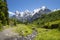 The Bernese alps with the Jungfrau, Monch and Eiger peaks