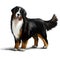 Bernese mountain dog watercolor drawing