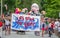 Bernie Supporters at Warren VT 4th of July Parade