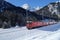 Bernina Express through the Swiss Alps