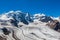 Bernina massive and glacier