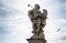 Bernini`s marble statue of an angel