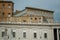 Bernini`s Saints Statues atop of St. Peter`s Square Colonnade, Vatican, Italy