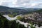 Bernkastel-Kues, Germany, viewed from the castle