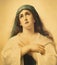 BERNOLAKOVO, SLOVAKIA, NOVEMBER - 9, 2016: Typical catholic image Virgin Mary from end of 19. cent designed by A. Ebert