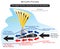 Bernoulli Principle Infographic Diagram with example