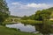 Berounka river in Zvikovec, Middle Bohemia, Czech Republic