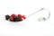 Berries in a spoon