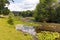 Berrington Hall Lake, Herefordshire, England.