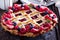 Berry lattice pie