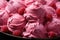 Berrylicious dessert: creamy raspberry gelato