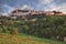 Bertinoro, Forli Cesena, Emilia Romagna, Italy: landscape of the countryside and the hill town known for its excellent wines