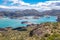 Bertran lake and mountains beautiful landscape, Chile, Patagonia, South America