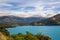 Bertran lake and mountains beautiful landscape, Chile, Patagonia, South America